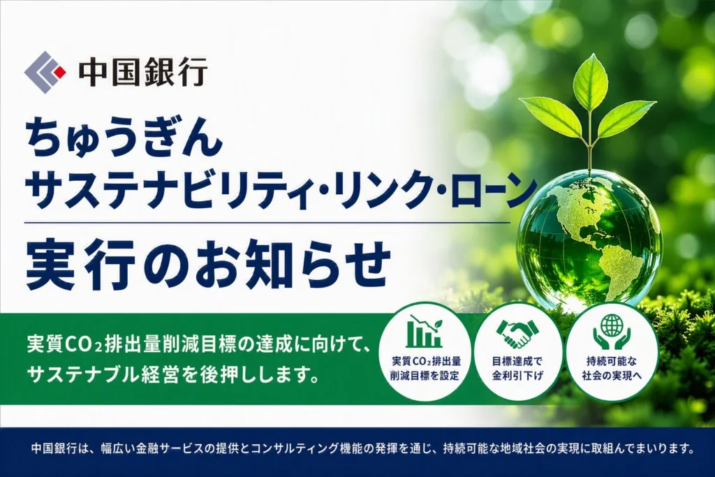 環境に優しい農業経営を金融面からサポート!中国銀行の「サステナビリティ・リンク・ローン」活用事例
