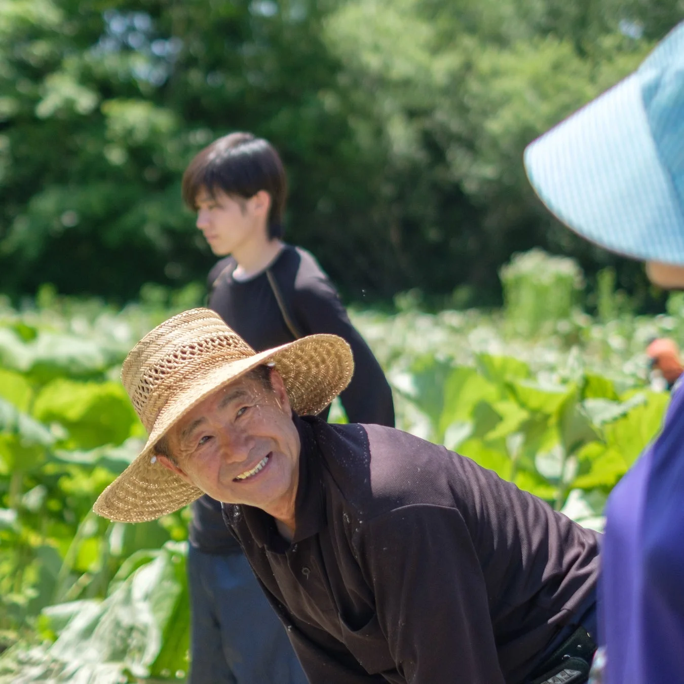 鳥羽農場の男性