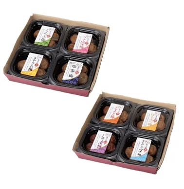 紀州みなべの南高梅 75g×8種セット箱
