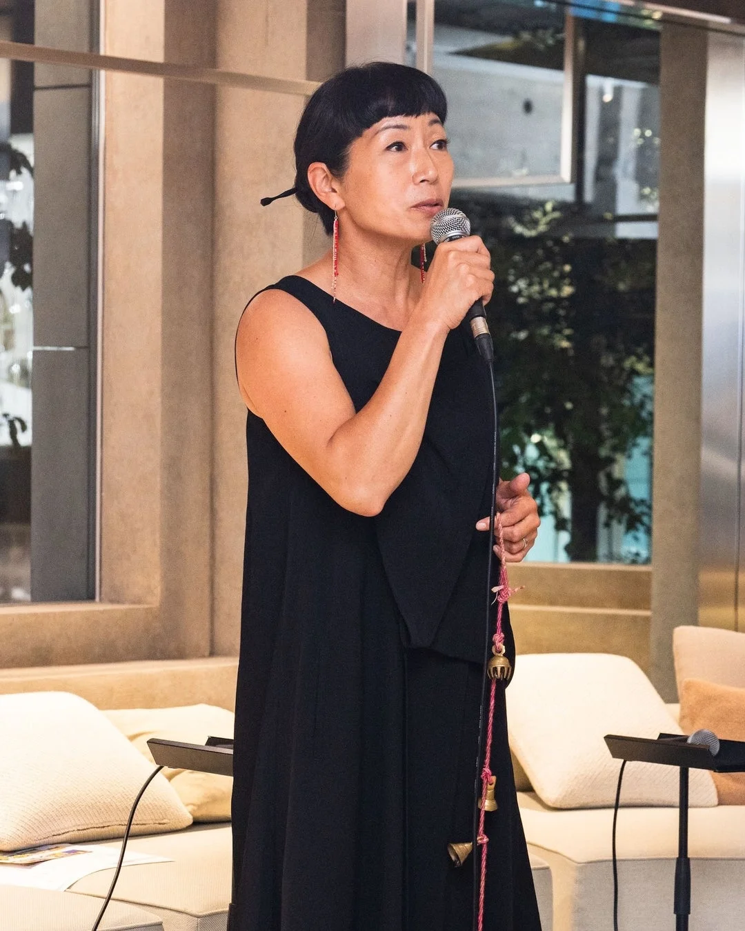 Yae氏のライブパフォーマンスの様子