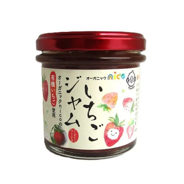 京ビオ オーガニックnicoの有機いちご使用 いちごジャム