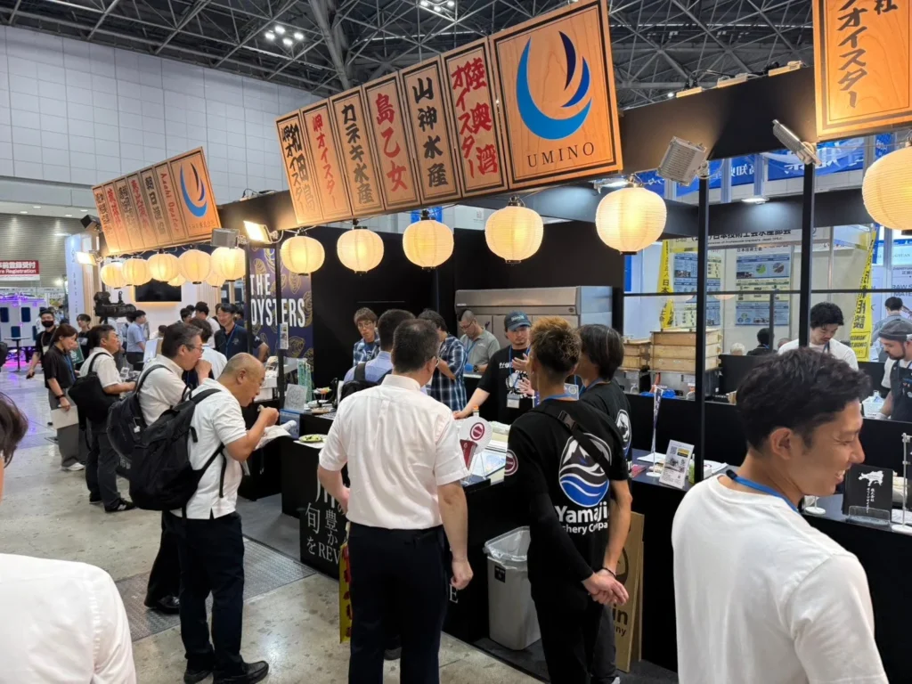 牡蠣養殖の未来を拓く!うみの株式会社が「シーフードショー」で全国の生産者と連携、販路拡大と持続可能な水産業を支援