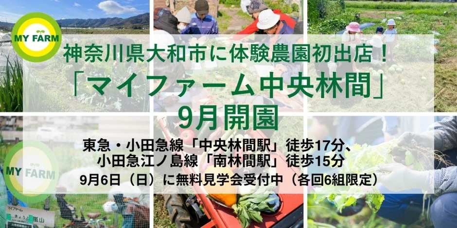 体験農園「マイファーム中央林間」オープン