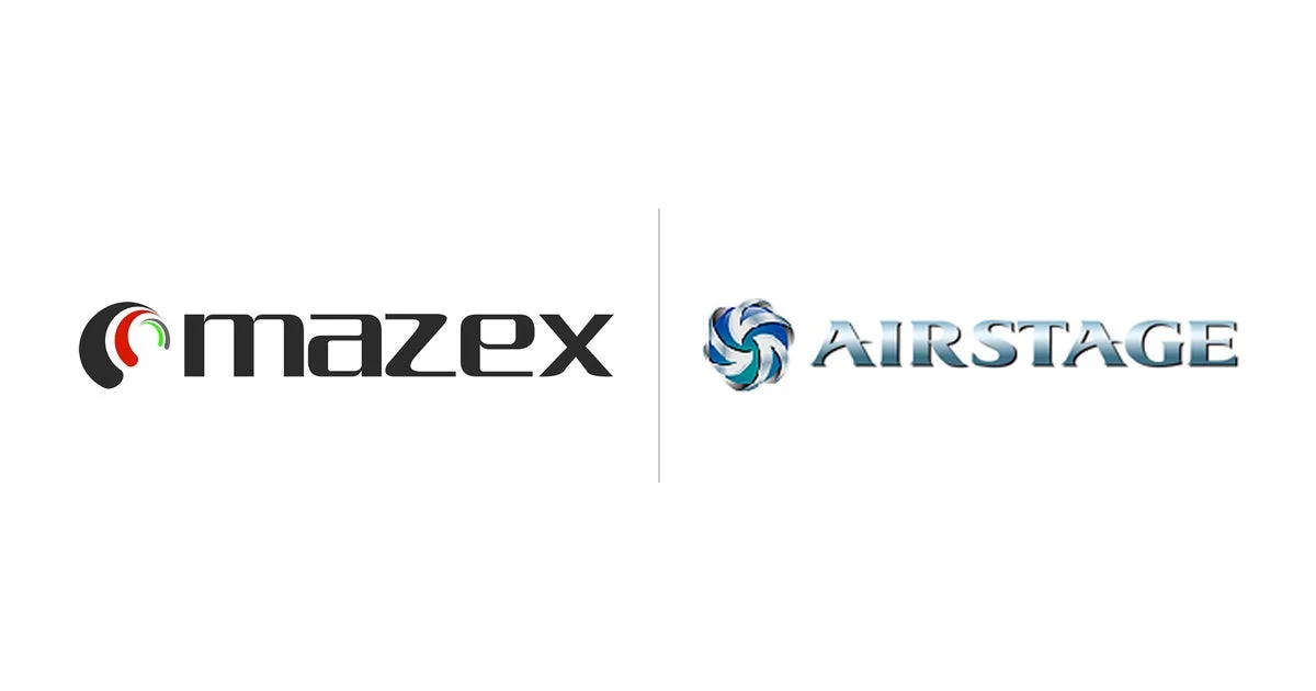 mazexとAIRSTAGEのロゴ