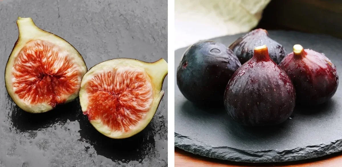 ブラックダイヤモンドの断面と丸ごとの画像